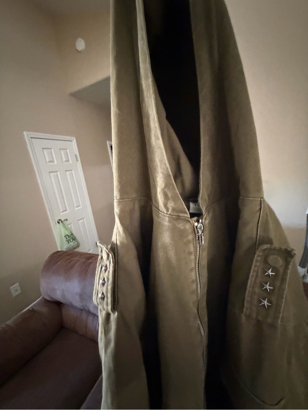 YoungLA Olive Green Hooded Jacket